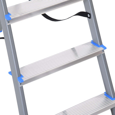 Nilkamal Rise 5 Step Steel Ladder (Grey)