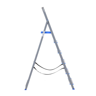 Nilkamal Rise 6 Step Steel Ladder (Grey)