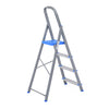 Nilkamal Rise 4 Step Steel Ladder (Grey)