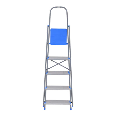Nilkamal Rise 5 Step Steel Ladder (Grey)