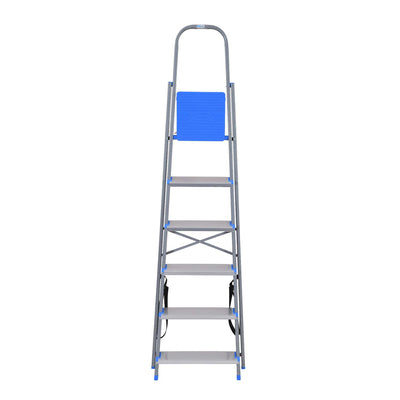 Nilkamal Rise 6 Step Steel Ladder (Grey)