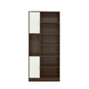 Nilkamal Madden Bookshelf (Legno Oak/Frosty White)