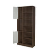 Nilkamal Madden Bookshelf (Legno Oak/Frosty White)