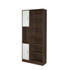 Nilkamal Madden Bookshelf (Legno Oak/Frosty White)