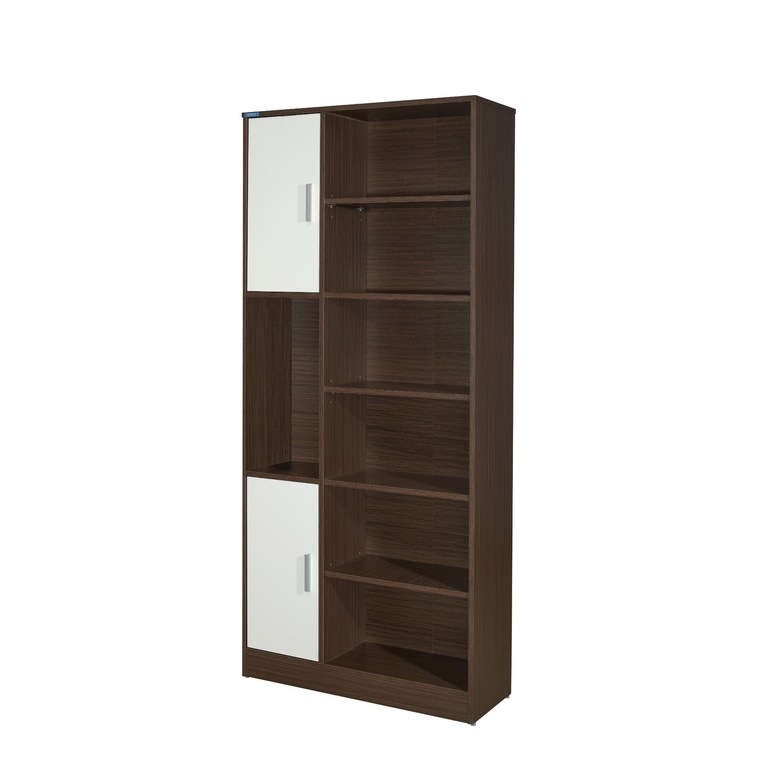 Nilkamal Madden Bookshelf (Legno Oak/Frosty White)