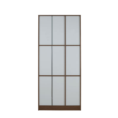 Nilkamal Madden Bookshelf (Legno Oak/Frosty White)
