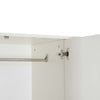 Nilkamal Joyce 2 Door Wardrobe (Frosty White)