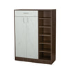 Nilkamal Cresta Shoe Cabinet (Golden Oak/White Statuario)