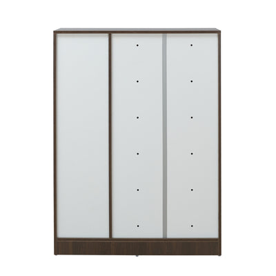 Nilkamal Cresta Shoe Cabinet (Golden Oak/White Statuario)