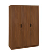 Nilkamal Milford 3 Door Wardrobe (Classic Walnut)