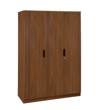 Nilkamal Milford 3 Door Wardrobe (Classic Walnut)