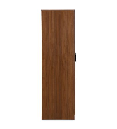 Nilkamal Milford 3 Door Wardrobe with Mirror (Classic Walnut)