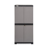 Nilkamal Freedom Large 18 (FMSC18) Shoe Rack Plastic Cabinet (Grey/Charcoal Grey)