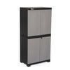 Nilkamal Freedom Large 18 (FMSC18) Shoe Rack Plastic Cabinet (Grey/Charcoal Grey)