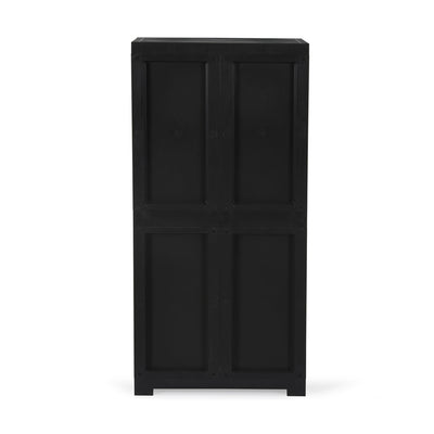 Nilkamal Freedom Large 18 (FMSC18) Shoe Rack Plastic Cabinet (Grey/Charcoal Grey)