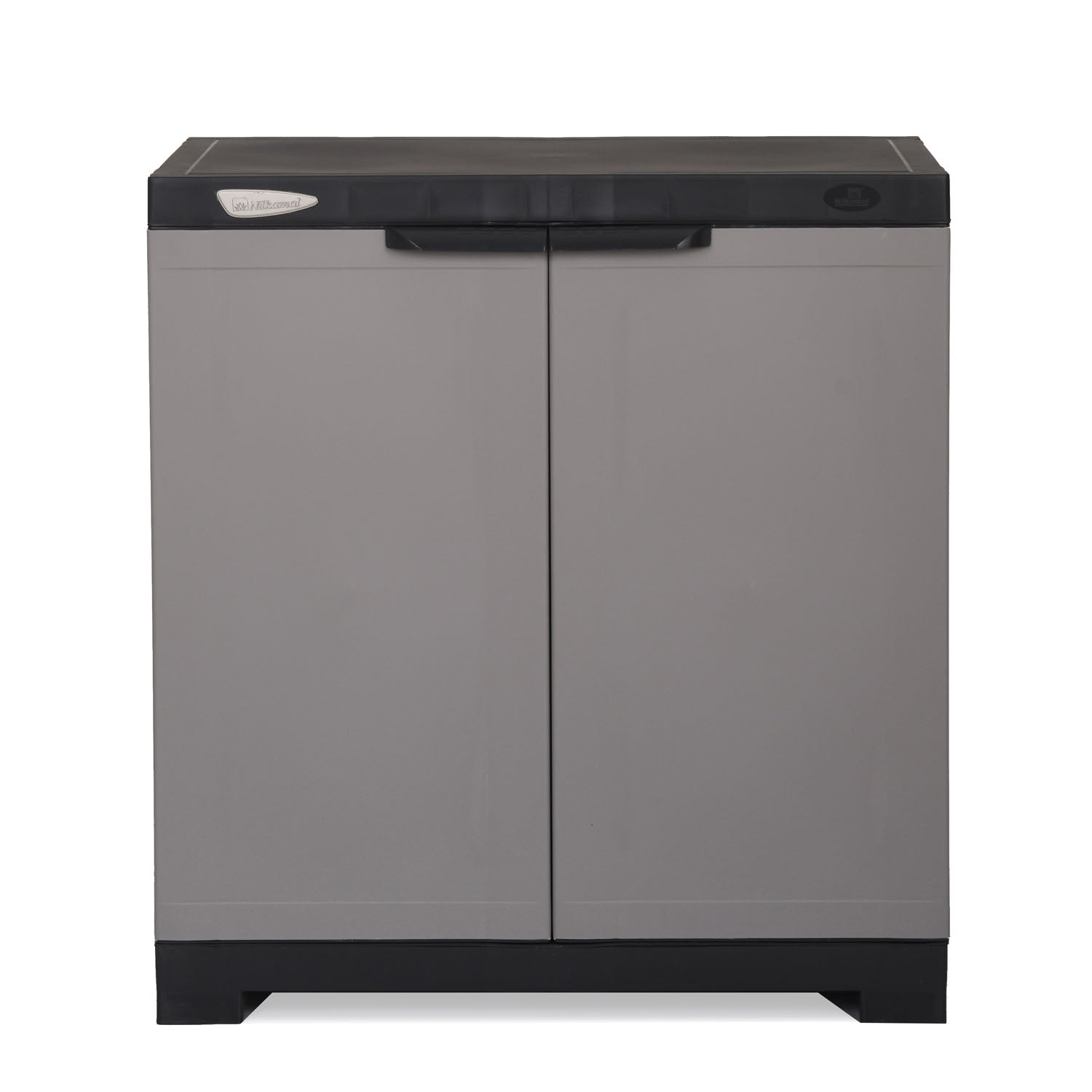 Nilkamal Freedom Mini 09 (FMSC09) Shoe Rack Plastic Cabinet (Grey/Charcoal Grey)