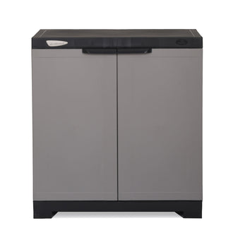 Nilkamal Freedom Mini 09 (FMSC09) Shoe Rack Plastic Cabinet (Grey/Charcoal Grey)