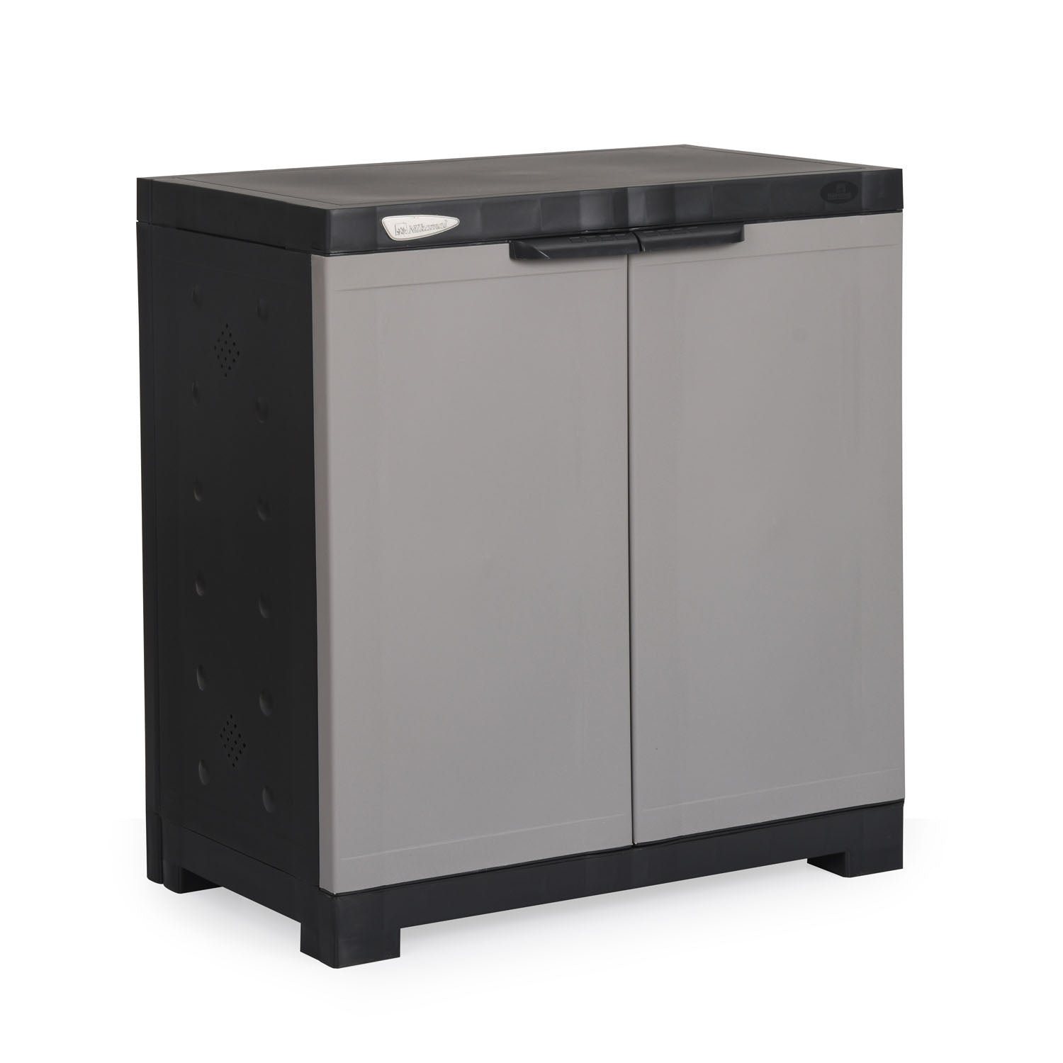 Nilkamal Freedom Mini 09 (FMSC09) Shoe Rack Plastic Cabinet (Grey/Charcoal Grey)