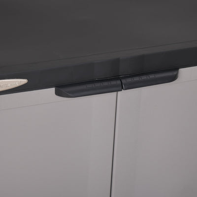 Nilkamal Freedom Mini 09 (FMSC09) Shoe Rack Plastic Cabinet (Grey/Charcoal Grey)