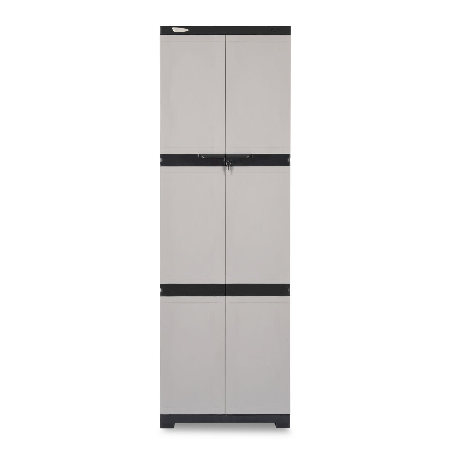 Nilkamal Freedom Mini Medium (FML) Plastic Cabinet for Storage(Grey/Charcoal Grey)