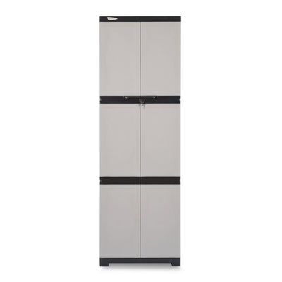 Nilkamal Freedom Mini Medium (FML) Plastic Cabinet for Storage(Grey/Charcoal Grey)