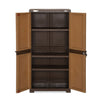 Nilkamal Freedom Mini Medium (FMM) Plastic Cabinet (Sandy & Dark Brown)
