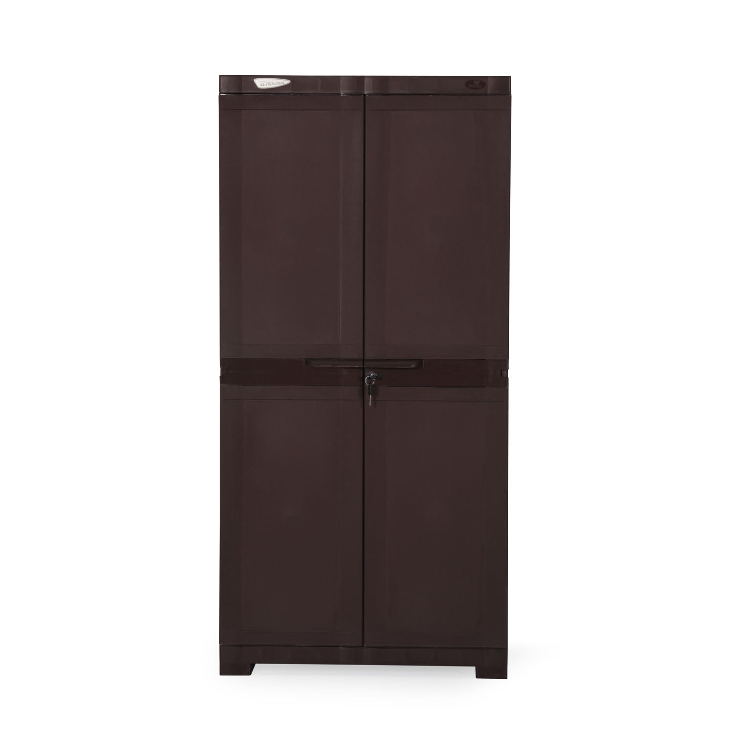 Nilkamal Freedom Large 18 (FMSC18) Shoe Rack Plastic Cabinet (Weather Brown)