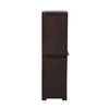 Nilkamal Freedom Large 18 (FMSC18) Shoe Rack Plastic Cabinet (Weather Brown)
