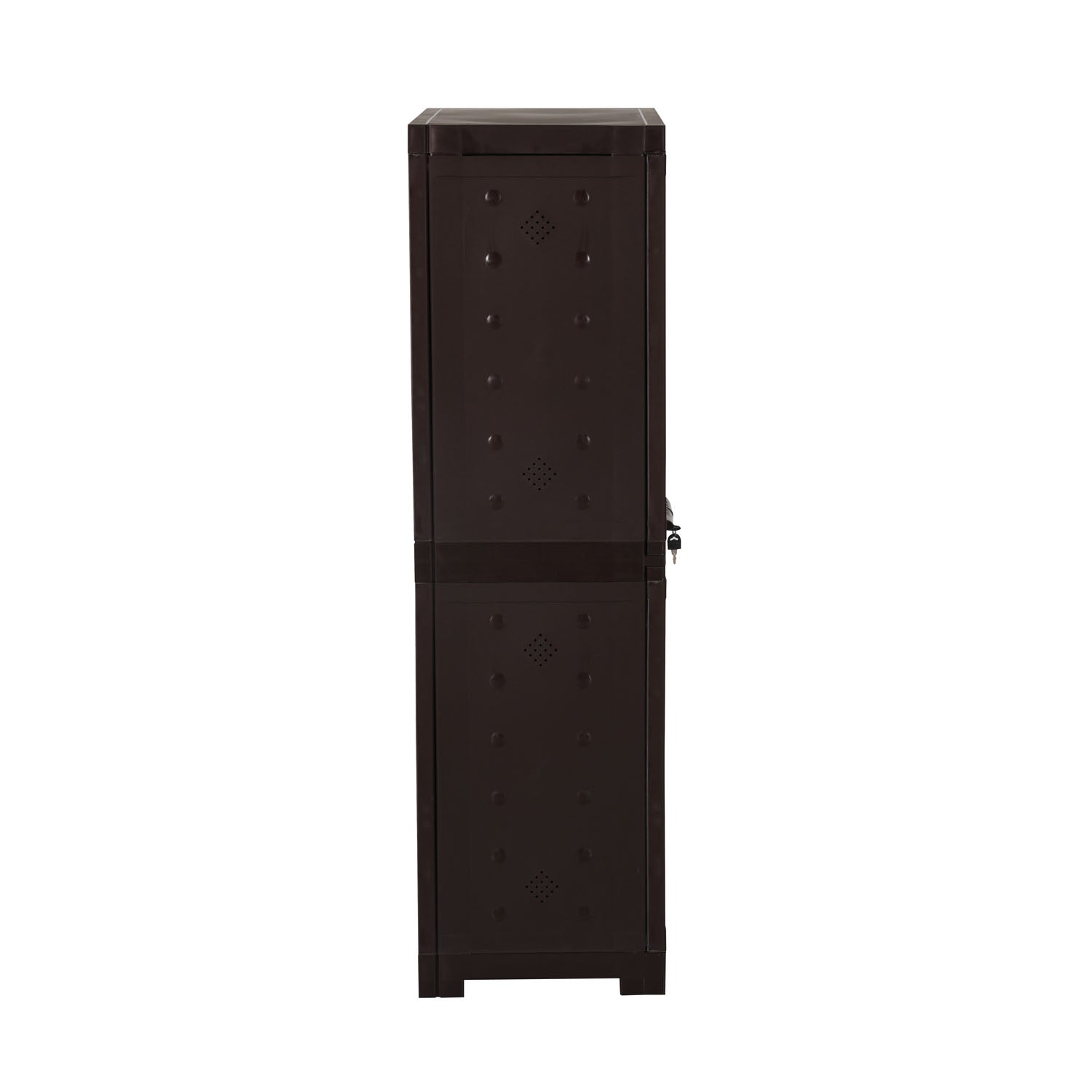 Nilkamal Freedom Large 18 (FMSC18) Shoe Rack Plastic Cabinet (Weather Brown)