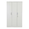 Nilkamal Joyce 3 Door Wardrobe (Frosty White)