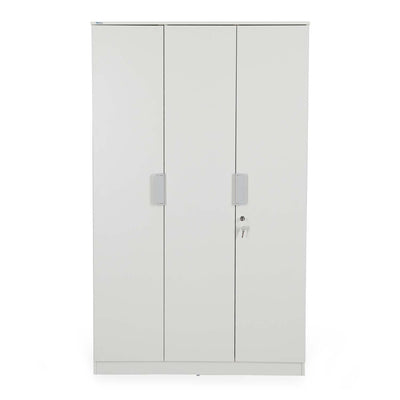 Nilkamal Joyce 3 Door Wardrobe (Frosty White)