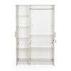 Nilkamal Joyce 3 Door Wardrobe (Frosty White)