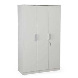 Nilkamal Joyce 3 Door Wardrobe (Frosty White)