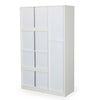 Nilkamal Joyce 3 Door Wardrobe (Frosty White)