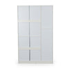 Nilkamal Joyce 3 Door Wardrobe (Frosty White)