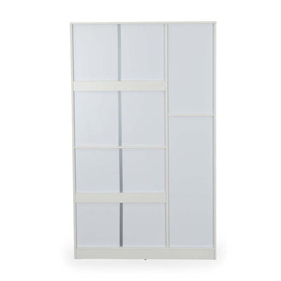 Nilkamal Joyce 3 Door Wardrobe (Frosty White)