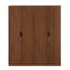 Nilkamal Milford 4 Door Wardrobe (Classic Walnut)
