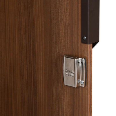 Nilkamal Milford 4 Door Wardrobe (Classic Walnut)