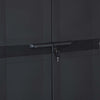 Nilkamal Freedom Large (FML) Plastic Storage Cabinet (Charcoal Grey) - Locker Closeup View