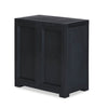 Nilkamal Freedom Small (FMS) Plastic Storage Cabinet (Charcoal Grey) - Slight Back View