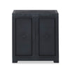 Nilkamal Freedom Small (FMS) Plastic Storage Cabinet (Charcoal Grey) - Back View