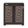 Nilkamal Freedom Star Small (FMSSTAR) Plastic Storage Cabinet (Weather Brown & Biscuit)