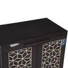 Nilkamal Freedom Star (FMSC09STR) Plastic Shoe Cabinet (Weather Brown & Biscuit)