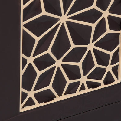 Nilkamal Freedom Star Small (FMSSTAR) Plastic Storage Cabinet (Weather Brown & Biscuit)