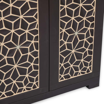 Nilkamal Freedom Star (FMSC09STR) Plastic Shoe Cabinet (Weather Brown & Biscuit)