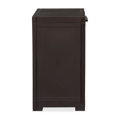 Nilkamal Freedom Star Small (FMSSTAR) Plastic Storage Cabinet (Weather Brown & Biscuit)
