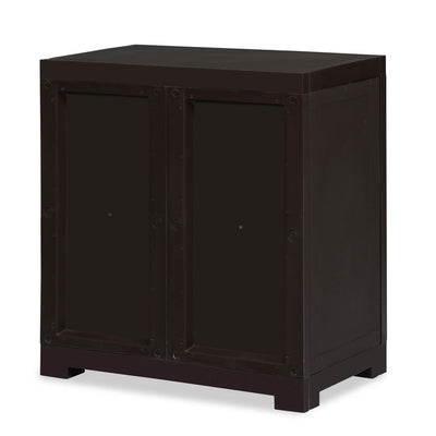 Nilkamal Freedom Star Small (FMSSTAR) Plastic Storage Cabinet (Weather Brown & Biscuit)