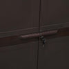 Nilkamal Freedom FMM Plastic Storage Cabinet (Weather Brown) - Lock Closeup View