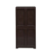 Nilkamal Freedom FMM Plastic Storage Cabinet (Weather Brown) - Back View