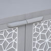 Nilkamal Freedom Star Small (FMSSTAR) Plastic Storage Cabinet (Haze Grey & Milky White) - Closeup View